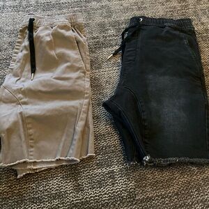 Black and tan ZANEROBE sureshot shorts